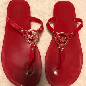 Michael Kors Red Sandals